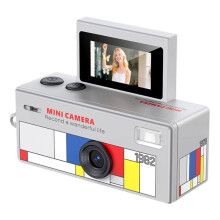 -Digitalkamera 1080P HD Daumenkamera Schlüsselanhängerkamera Retro Kleiner Videorekorder Camcorder Winzige Tragbare Taschenkamera