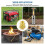 4 Pack Brass Natural Gas Quick Connect Adapter 1/4" Gas Pipe Quick Connector Grill Propane Conversion Connector 6