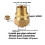 4 Pack Brass Natural Gas Quick Connect Adapter 1/4" Gas Pipe Quick Connector Grill Propane Conversion Connector 7
