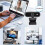Webcam USB 1080p 30fps com Lente  Angular de 120, Foco Manual, Conecte e Use e Microfone com Redução de Ruído. 5