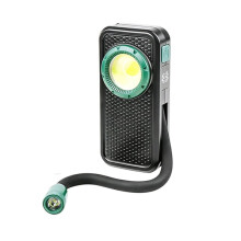 COB Magnetic Work Light Automotive Flexible Hose Repair Lamp Clip ,Rechargeable Digital Display Flashlight