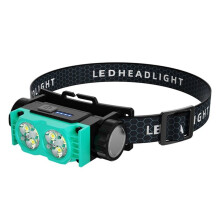 Led Rechargeable Headlamp Super Bright Rechargeable Waterproof Light for Night Fishing Camping and Construction Work C