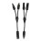 Solar Connectors Y Branch Parallel PV Adapter Cable Wire Plug Tool Kit for Solar Panel(M/FF+F/MM) 1