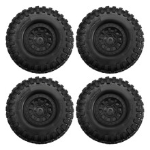 Pneu de Borracha de 1,9 Polegadas para Carro de Esteira RC 1/10 TRX4/RC4WD/D90 Axial SCX10 II III Redcat-MST