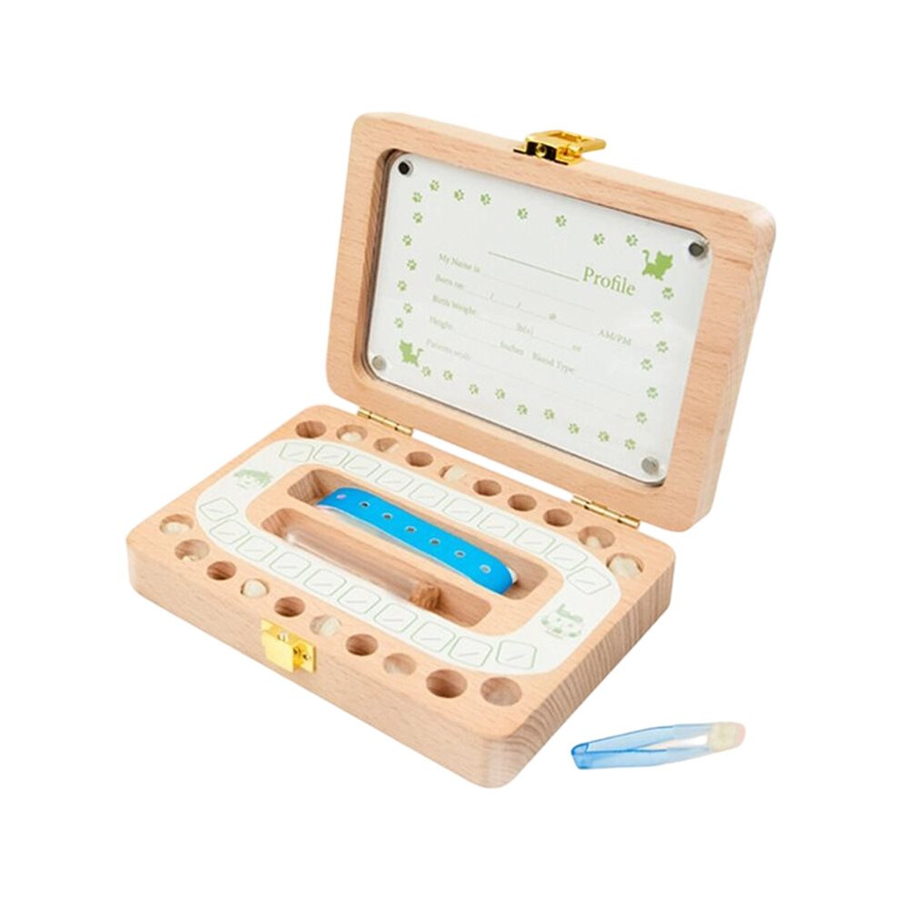 1 Pc Wooden Photo Frame Fetal Hair Deciduous Tooth Box Organizer Newborn Baby Souvenirs Gift
