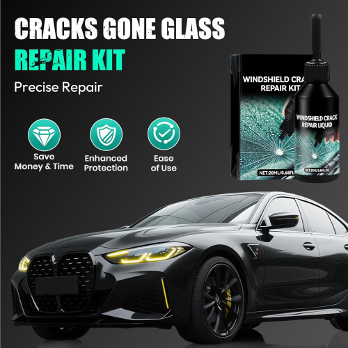 (3 Pack, -) Schnell Fix Windschutzscheibe Reparatur Kit – für Risse und Chips 1