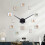 3D Clock Hands,DIY Large Clock Movement Mechanism Needles,Wall Accessories Part Replacement,Black 5