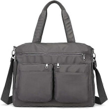 Women's Shoulder Bag, Waterproof Nylon Crossbody Bag Travel Handbag with Several Pockets