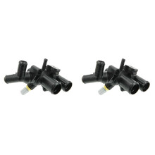 2X BB3Q8A586AA BB3Q8A586AB Motor Thermostaat Behuizing Koelvloeistof Water Flens voor Ranger 2.2 Tdcl Transit MK7 MK8 2.2 RWD