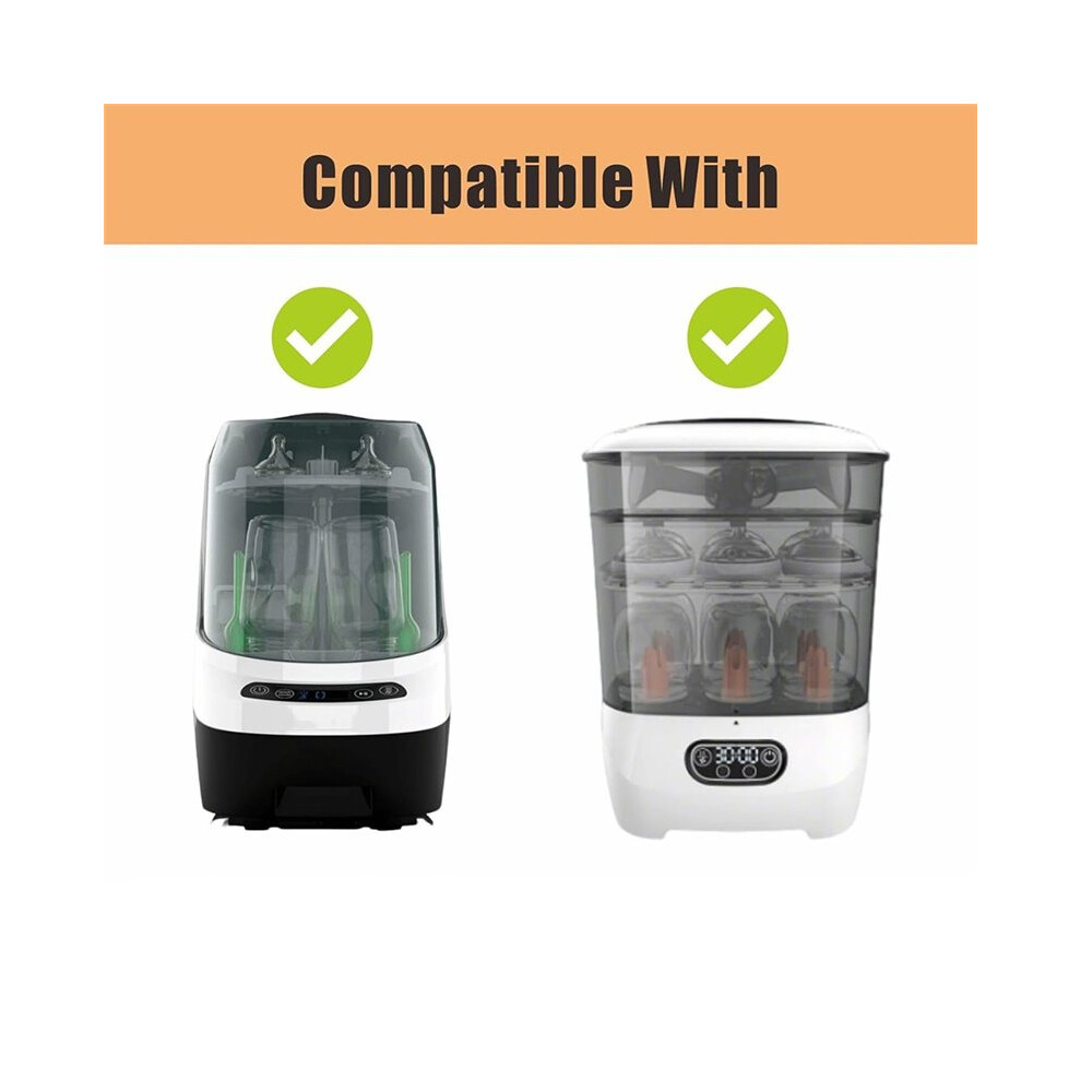 4pcs HEPA Filter Replacement for Baby Brezza Baby Bottle Dryer Filter HEPA Filter Screen for Baby Bottle Washer