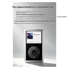 Schutzhülle für FiiO Nest Pod MP3 JM21 Tragbarer Hi-Fi-Musikplayer - Stoßfeste Schutzhülle und Aufbewahrungstasche