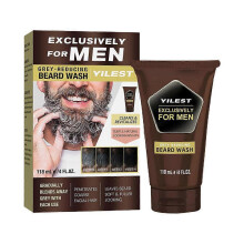 Cujmh Men's Beard Wash - Gentle Cleansing Beard Shampoo with Nutrient-Rich Extracts and Conditioning Agents, 118ml
