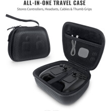 Universal Game Controller Carrying Case,Portable EVA Protective Bag for Steam Controller with Shockproof Waterproof