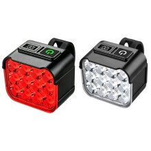Bicycle Rear Light Front Light LED Waterproof Bike Lamp USB Rechargeable Mtb Road Bike Taillights Bike Parts