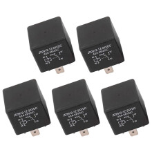 5pcs Motor Relay 5 Pin 24V Coil 40amp Spdt JD2912-1Z-24VDC 40A 28VDC, Contactor Relay Power, Lighting Controller