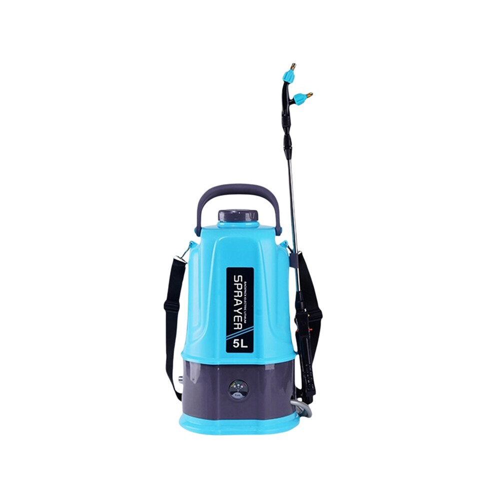 5L Battery Powered Sprayer Rechargeable Electric Sprayer With 5 Mist Nozzles Garden Sprayer For Garden A Eu Plug 4711683326511