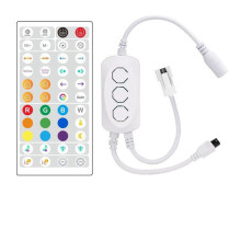 LED Controller 44 Keys Voice-Activated Intelligent Dimming Color Temperature Strip Light Controller A