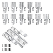 Paquete de 12 Clips de Reparación de Paneles de Yeso con Tornillos, Clips de Parche de Pared para Reparación de Paredes de 1/2 Pulgada