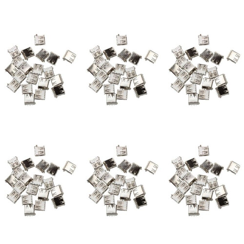 120 Pcs USB Female Type A 4-Pin DIP Right Angle Plug Jack Socket Connector