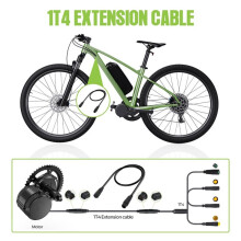 Câble D'Extension pour Vélo Électrique pour Bafang avec Protocole CAN, Câble D'Extension pour Écran et Capteur de Vitesse