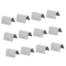 Car Wind Rain Deflector Stainless Steel Fixing Clips for HEKO G3 (12 Pcs)