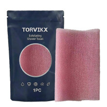 Exfoliating Bamboo Microfiber Bath Towel with 3D Texture for Deep Cleansing and Quick Drying 70x35cm