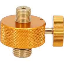 Camping Gaskocher Adapter Mit Schnellanschluss Gasflaschenadapter Aus Messing Geeignet for Outdoor Kochen Und Trekking