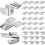 36 Pcs Electrical Quick Splice Wire Terminals, Piggyback Spade Connectors,Double Spade Connector 1