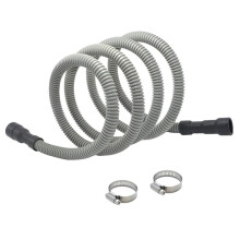 Dishwasher Drain Hose,10 Ft Discharge Hose,Corrugated and Flexible Dishwasher Hose Drain Replacement with Clamp