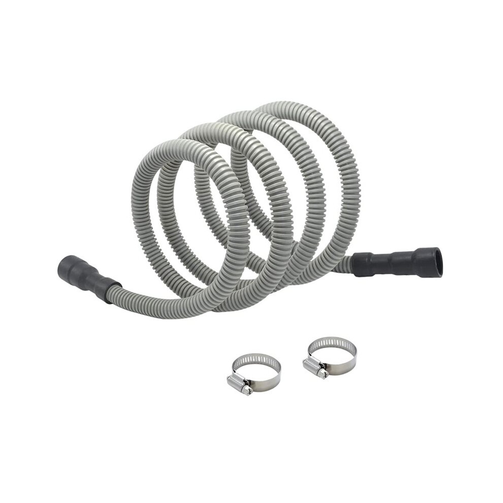 Dishwasher Drain Hose,10 Ft Discharge Hose,Corrugated And Flexible Dishwasher Hose Drain Replacement With Clamp 6031389044174