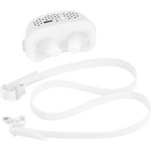 Dispositif Électronique Anti-Ronflement avec Sangle - Solution Anti-Ronflement Silencieuse - Double Turbine - 3 Vitesses de Ventilation - Aide au