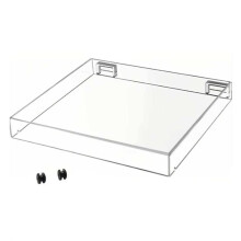Stereo Turntable Dust Cover Clear Acrylic Replacement Dust Cover for Audio AT-LP60X