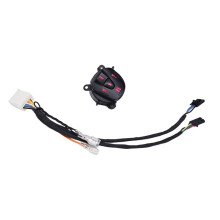 Bouton de Commande de Régulateur de Vitesse au Volant avec Fil pour Fiesta MK7 MK8 Ecosport 2013-2015, Rétroéclairage Rouge
