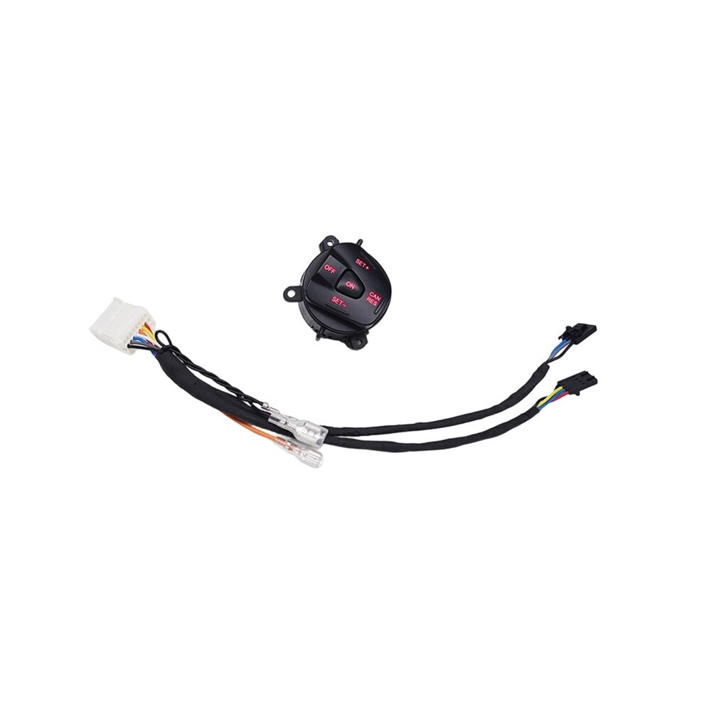 Steering Wheel Cruise Control Button With Wire For Fiesta Mk7 Mk8 Ecosport 2013-2015 Backlight Red 4711551067324
