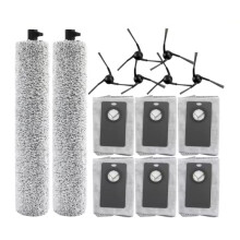 Replacement Home Accessories Vacuum Cleaner for Uwant U300 / U300 Max Roller Cloth Rag Dust Bag Side Brush Kit