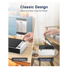 CD Player Portable Personal Desktop CD Player Speakers Rechargeable Small Compact Retro CD Players for Gift