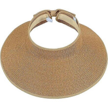 Sun Hats for Women Fashionable Womens Wide Brim Hat Roll-up Straw Sun Visor Hat