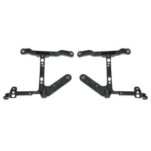Kit com 2 Suportes para Faróis de Neblina Do para-Choque Dianteiro 68232454AA, CH1061108, Compatível com para Ram 1500 2013, 2014, 2015, 2016,