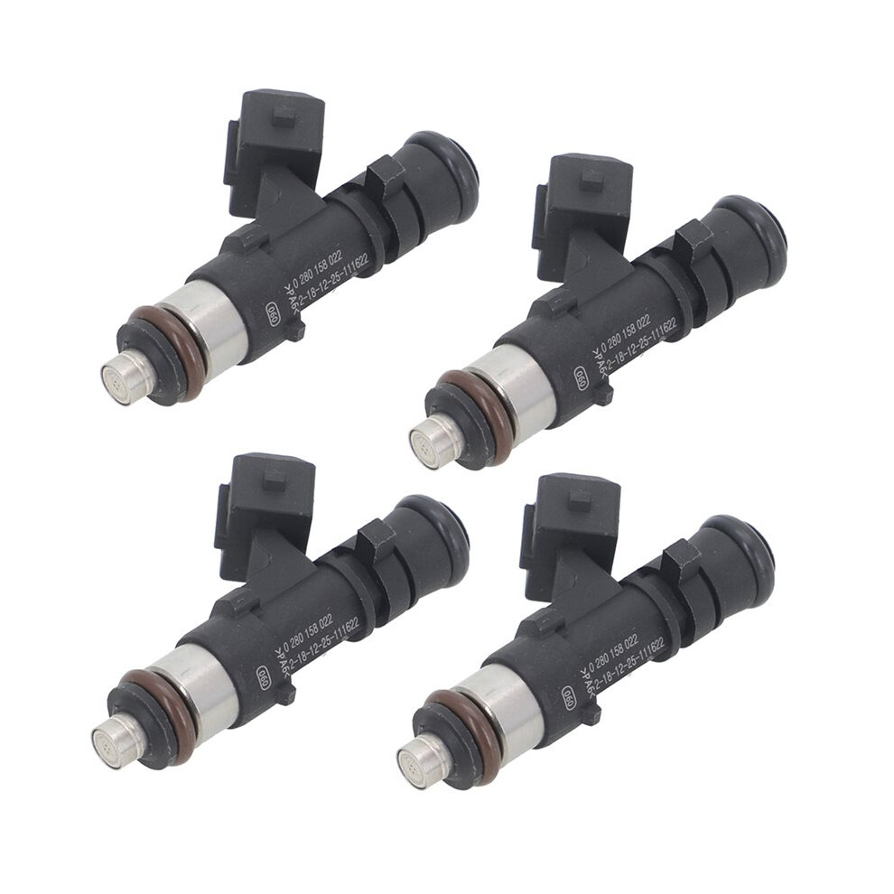 4Pcs Fuel Injectors 280158022 0280158022 For Bogdan 2110 2111 2310 For 111 112 2112 00-19 Light 4712428506861