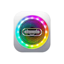 RedMagic Refroidisseur Magnétique pour Téléphone/Tablette 6 Pro : Ventilateur Radiateur 30 W, Refroidissement Liquide, LED RGB, Contrôle de