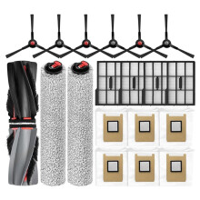 For Omni E25 / E28 Vacuum Cleaner Spare Part Vacuum Main Brush Roller Brush Side Brush Dust Bag Filter(19pcs)