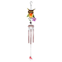 Home Fashion Decoration Metal Wind Chime Owl Wind Chimes Garden Outdoor Decor Hanging Pendant Gifts Accessories Tools A