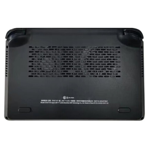 Double Fan Cooling Module for Win  Handheld Gaming PC Aluminum Base High Performance Light Weight Black