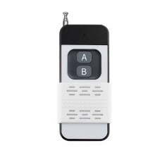 Interruptor de Control Remoto Inalámbrico 30A 1CH Receptor Controlador de Relé + Transmisor AB para Motor de Luz, Bomba, Puerta 433Mhz