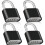 4pcs Combination Lock, 4-Digit Heavy Duty Combo Lock, Combination Padlock Outdoor Waterproof Gate Locks for Fence 1
