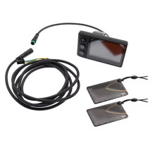 5 Pin Electric Bike Color LCD Display Screen with NFC  Function Waterproof Connector Speedometer Gauge for E-Bike