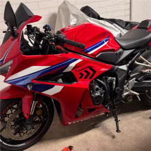 Motorcykelsadels Sidokåpa, Kåpa, Ramskydd, Spoilerkåpa för CBR650R 2024-2026, Tillbehör, Röd