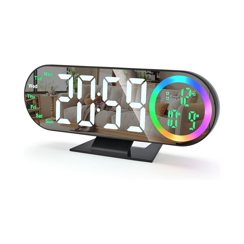 Digital Alarm Clocks, Loud Alarm Clock For Heavy Sleepers Adults Teens Kids Seniors,For Bedside, Desk, Bedrooms Light 4713646196292