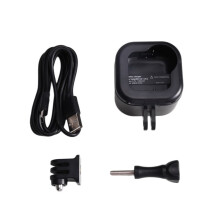 Magnetische Ladehalterung für die für Go Ultra Action-Kamera, Schützende Akkuladestation mit USB-Anschluss