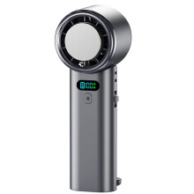 Ventilador Portátil com Display LED, Refrigeração Por Semicondutor, 100 Velocidades, Bateria Recarregável Via USB, Ventilador para Uso Externo